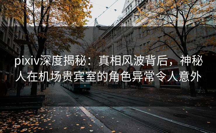 pixiv深度揭秘：真相风波背后，神秘人在机场贵宾室的角色异常令人意外